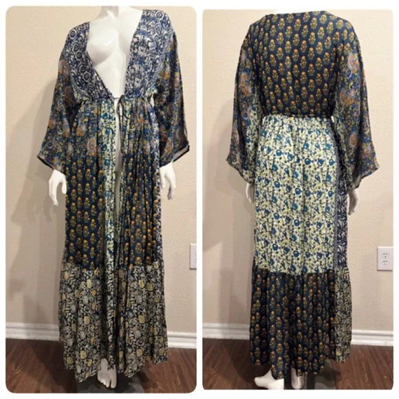 Free PEOPLE BOMBAY KIMONO ONE SIZE - Picture 16 of 16